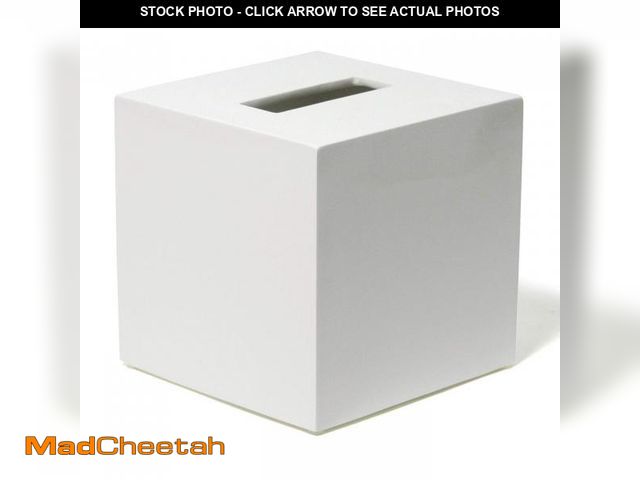 Lot 74-12308487 - Jonathan Adler Lacquer Bath Tissue Box - USED