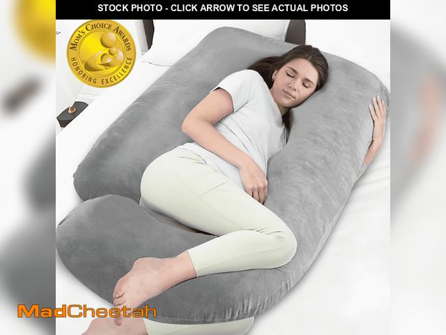 Lot 74-12549351 - RUPOUN Pregnancy Pillow U Shaped Full Body Soft Maternity Pillow 70 Inch with Removable Velvet Cover...