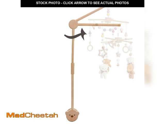 Lot 74-14144899 - Baby Crib Mobile Arm,HBM 28-33inch Wooden Mobile Arm for Crib Mobile Hanger for Crib Baby Girl Nurse...