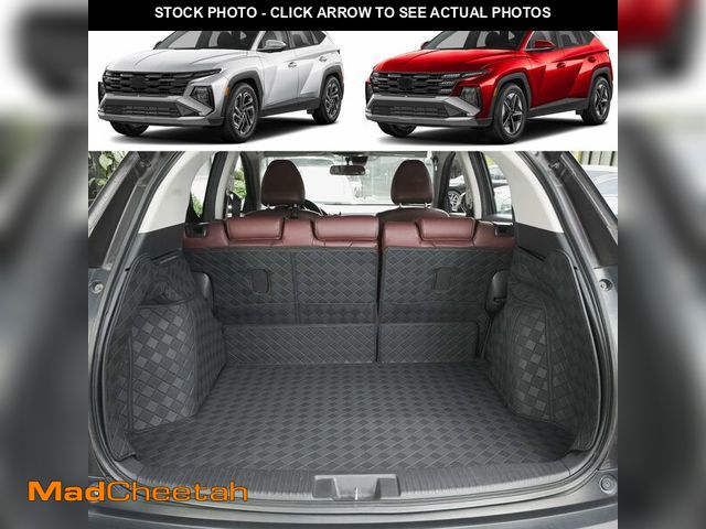 Lot 74-12569785 - for 2022-2024 2025 Tucson Cargo Liner (with Bose Audio): All Weather PU Leather Cargo Mat &amp; Back...
