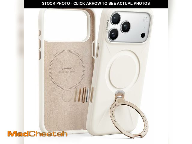 Lot 74-13575554 - TORRAS Q3 Silicone for iPhone 17 Pro Max Case Stand, Fit for MagSafe, Liquid Silicone Soft Cozy Grip...