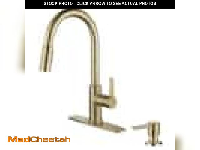 Lot 74-12086166 - Glacier Bay Paulina Single Handle Pull Down Sprayer Kitchen Faucet with TurboSpray, FastMount and So...