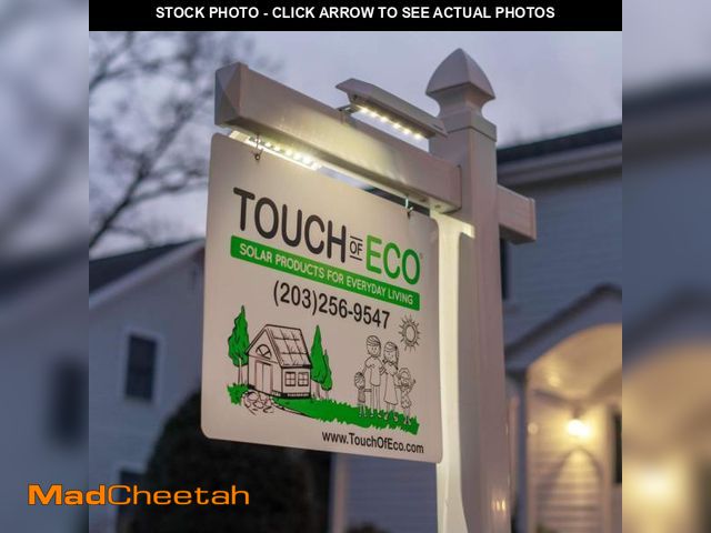 Lot 74-11557886 - Touch Of ECO LITEAGENT PRO - Solar Dual Sided LED Post Light For Real Estate Signs, Business, Yard S...