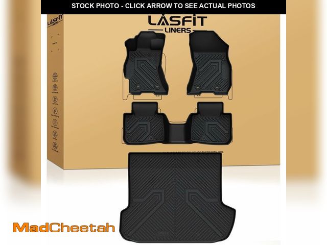 Lot 74-13709990 - LASFIT Floor Mats &amp; Cargo Mat Fits for Subaru Outback 2015-2019, All Weather TPE Custom Fit Easy...