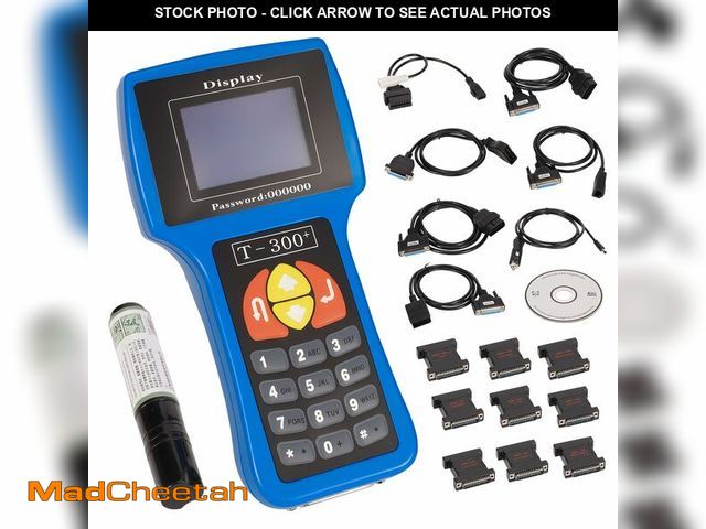 Lot 74-12702793 - LEAPTREND T300 T-Code Automotive Car Key Programmer &amp; Key Matching Device (Blue Shell) V23.9 Eng...