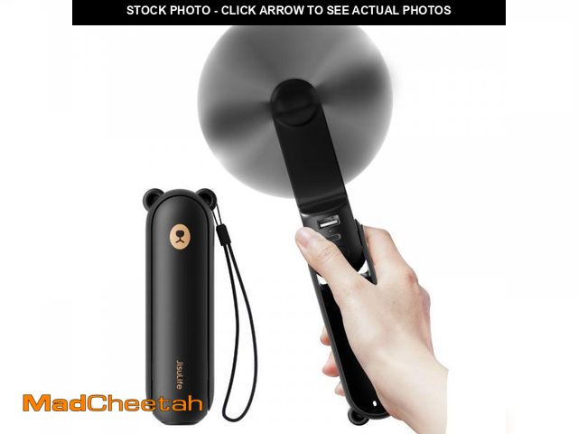 Lot 74-12116453 - JISULIFE Handheld Fan with 4500 mAh Powerbank Max 37 Hours Runtime, Pocket Portable Battery Operated...