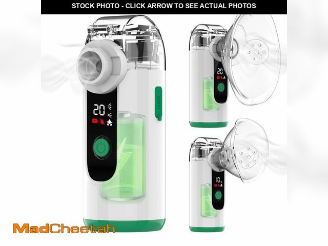 Lot 74-12972932 - Hand-held Nebulizer for Respiratory System, Portable Nebulizer with Self-Clean Mode, Rechargeable Ne...