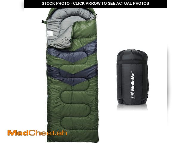 Lot 74-13962958 - MalloMe Sleeping Bags for Adults Cold Weather &amp; Warm - Backpacking Camping Sleeping Bag for Kids...