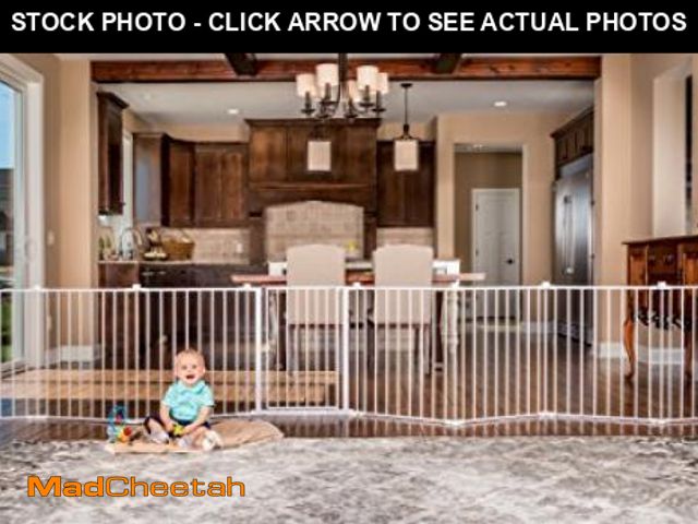 Lot 74-12096425 - Regalo 194-Inch Super Wide Adjustable Baby Gate and Play Yard, 2-In-1, Bonus Kit, 4 Count (Pack of 1...