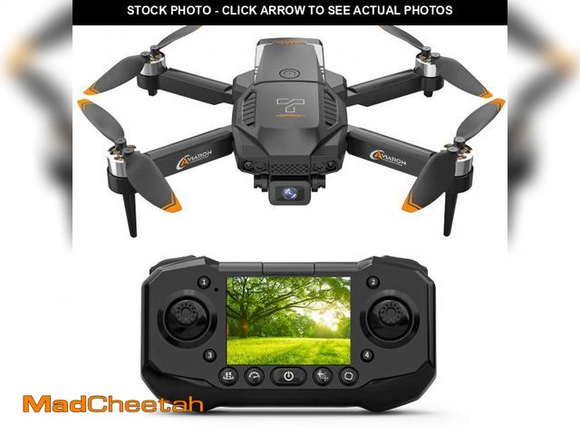 Lot 74-12215550 - F205 Drone with 2.4" Screen, Brushless Motor FPV Drone with Camera for Adult, Auto-Hover, Gesture Co...