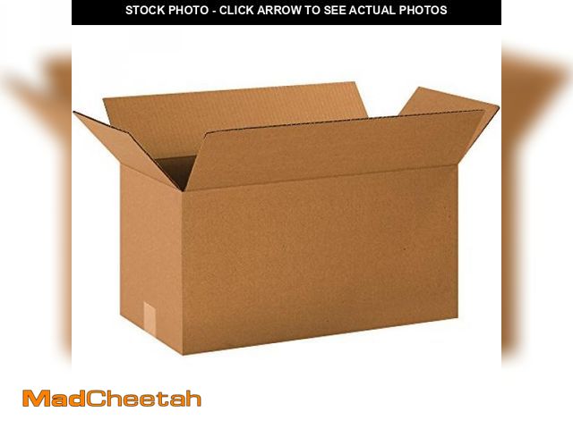 Lot 74-12396991 - TAPE LOGIC 20 x 10 x 10 Corrugated Cardboard Boxes, Long 20"L x 10"W x 10"H, Pack of 25 | Shipping, ...