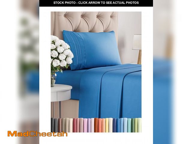 Lot 74-12314419 - Twin Size 3 Piece Sheet Set - Comfy Breathable &amp; Cooling Bed Sheets Set - Hotel Luxury Bedding f...