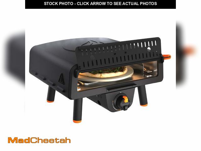 Lot 74-12885043 - Blackstone Outdoor Tabletop Propane Pizza Oven with 13â Rotating Pizza Stone - UNUSED