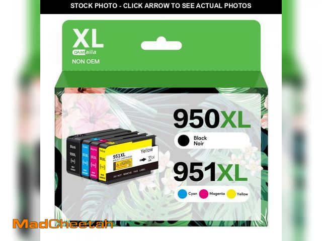Lot 74-11548607 - DAM aila Compatible 950XL 951XL Ink Cartridge Replacement for HP OfficeJet Pro 8600 8610 8620 8100 8...
