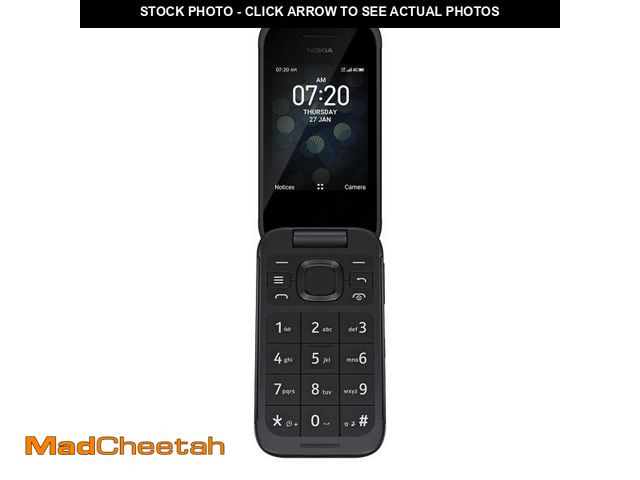 Lot 74-12440231 - Nokia 2780 Flip | Unlocked | Universally Compatible with All Mobile Carriers | Black - USED