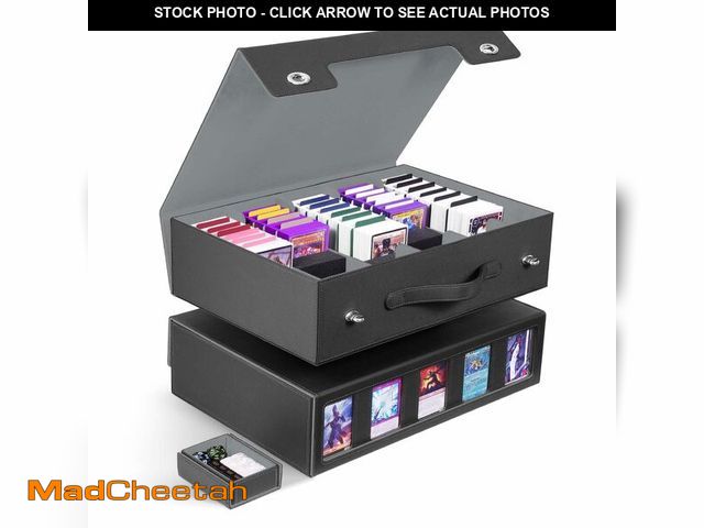 Lot 74-14483236 - ZLCA Trading Card Storage Box 5-Row with Handle, MTG Storage Box - UNUSED