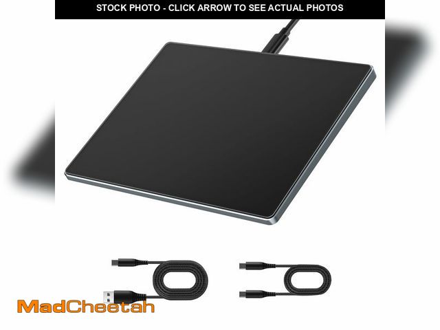 Lot 74-12607344 - seenda Trackpad, Upgrade Smooth Glass Surface with Multi-Touch, Aluminum Slim USB Wired Win/Mac Touc...