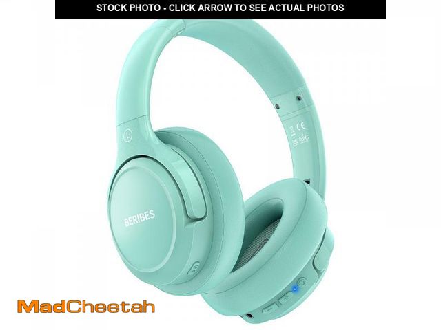 Lot 74-12388854 - BERIBES Bluetooth Headphones Over Ear, 65H Playtime and 6 EQ Music Modes Wireless Headphones with Mi...