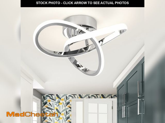 Lot 74-12601275 - CANEOE Hallway Ceiling Light Modern Led Ceiling Light Fixtures,4500K Daylight White Close to Ceiling...