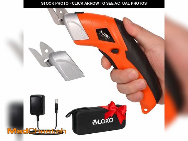 Lot 74-14066134 - VLOXO Cordless Electric Scissors, Cardboard Cutter Super Scissors Box Cutter with Blades Rechargeabl...