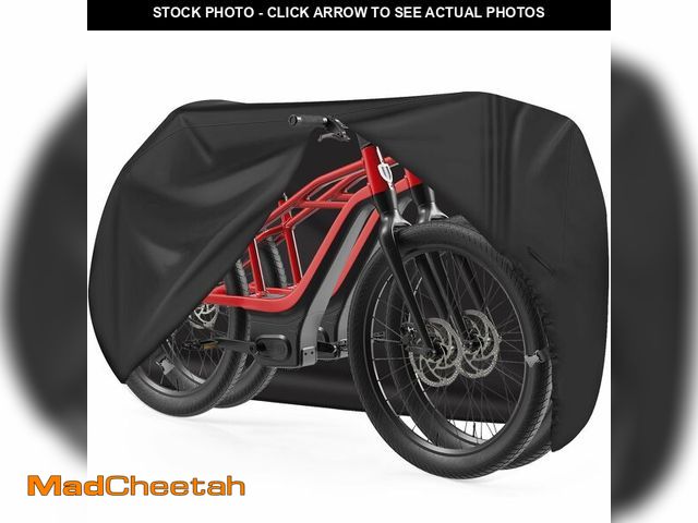 Lot 74-14155372 - Zettum Bike Cover for 2 Bikes - 600D Bike Covers Outdoor Storage Waterproof &amp; Heavy Duty, Bicycl...