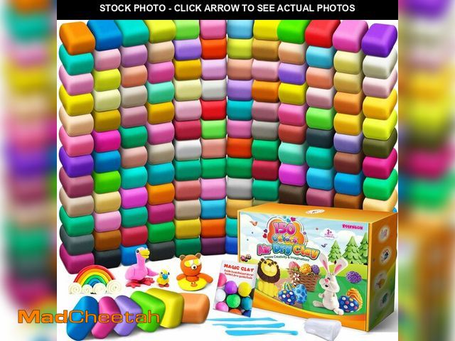Lot 74-14266809 - ESSENSON Air Dry Clay 150 Colors, Modeling Clay for Kids, DIY Molding Magic Clay for with Tools, Toy...