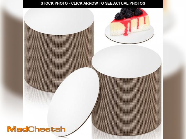 Lot 74-11554260 - Newtay 100 Pcs 5 Inch Cake Round Board Mini Cardboard Cake Circle Boards Grease Proof tray base for ...