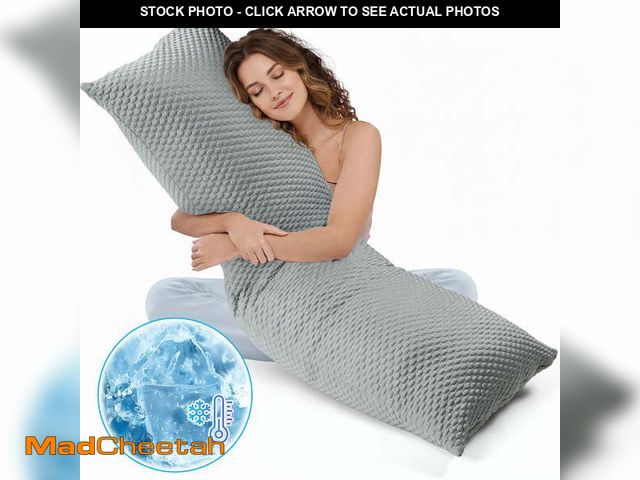 Lot 74-14371823 - MOONORAH Body Pillow, Soft Cooling Long Body Pillows for Adults Side Sleeper, 2 in 1 Large Full Bed ...