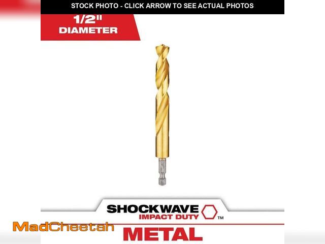 Lot 74-12792344 - Milwaukee SHOCKWAVE 1/2 in. Titanium Twist Drill Bit - UNUSED
