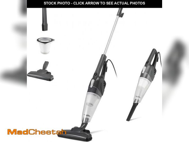 Lot 74-12399538 - Basics 2-in-1 Corded Stick Vacuum Cleaner, Convertible to Handheld, Lightweight (3.9 LBS), with Wash...