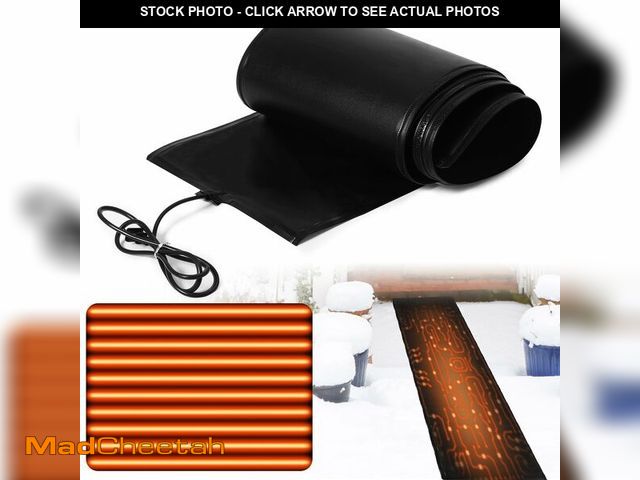 Lot 74-13321403 - Baquler 1 Piece 13In x 16.4Ft Heated Snow Melting Mat for Roof, Driveways, and Walkways Ã¢â¬â Wat...