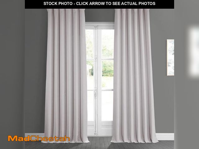 Lot 74-6805855 - HPD Half Price Drapes BOCH-LN185-P Faux Linen Room Darkening Curtains for Bedroom (1 Panel), 50 X 96...