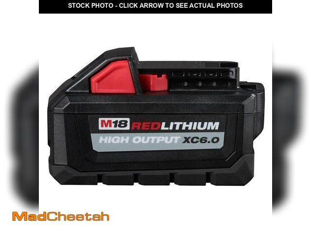 Lot 74-14112615 - Milwaukee M18 18-Volt Lithium-Ion High Output Battery Pack 6.0Ah - UNUSED