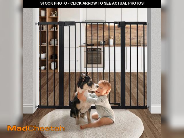 Lot 74-12479943 - Generic Baby Safety Gate 36 Tall 29.5-48.8 For Stairs And Doorway Pressure Mount Gate For Ages 6 To ...