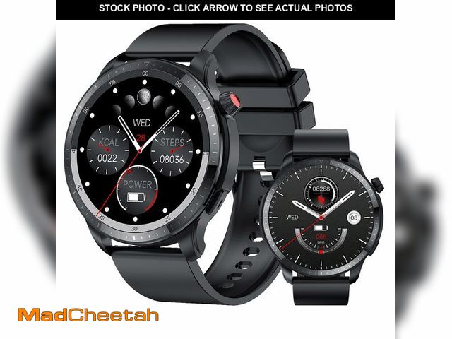 Lot 74-12433864 - BooaBei Smart Watch for Men Women,1.39" Round Smartwatch (Answer/Make Call), Blood Pressure/Heart Ra...