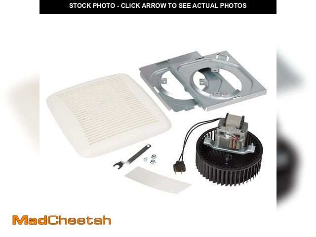 Lot 74-12554971 - QuicKit 60 CFM 3.0 Sones Bathroom Replacement Motor and Grille/Cover - UNUSED