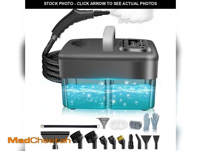 Lot 74-14269927 - Mecmic Steam Cleaner for Home - 1600ML Water Tank 15s Heat-Up Portable Steamer for Cleaning, 6 Level...
