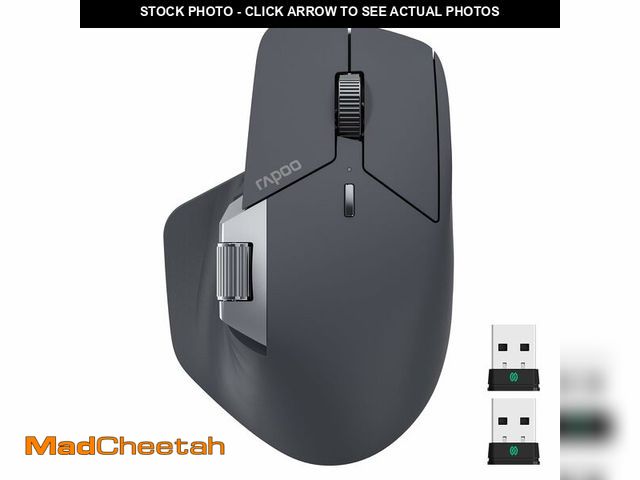 Lot 74-12705116 - Rapoo MT760 PRO Wireless Mouse, NearLink + Bluetooth 5.0 Multi-Device, 12K DPI, 2K Polling, Ergo for...