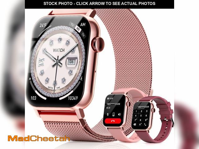 Lot 74-13549461 - Trendia Smart Watches for Women, 1.83" HD Fitness Tracker (Answer/Make Calls), 120+ Sport Modes with...
