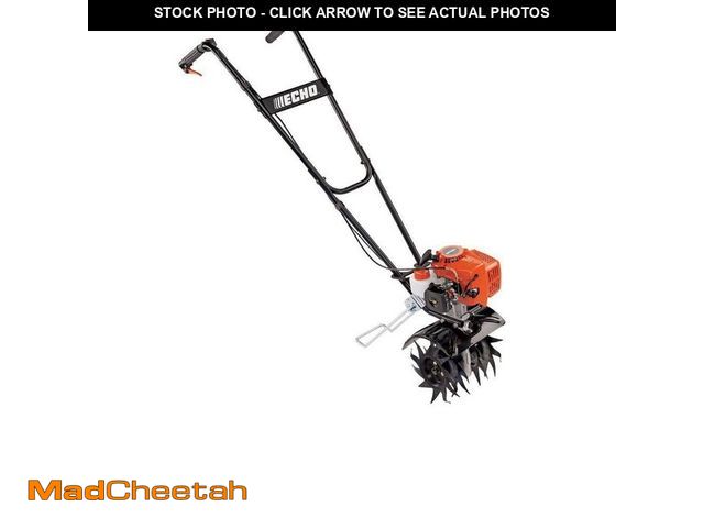 Lot 74-13129551 - ECHO 9 in. Wide 21.2 cc Gas 2-Stroke Front Tine Forward Rotating Garden Tiller/Cultivator with Stora...