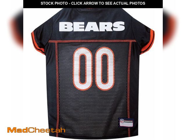 Lot 74-13041221 - Chicago Bears Mesh Pet Jersey - USED