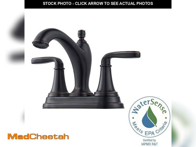 Lot 74-13740523 - Pfister Northcott 4 in. Centerset 2-Handle Bathroom Faucet in Tuscan Bronze - UNUSED