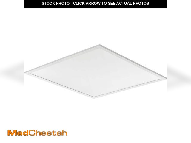 Lot 74-12691613 - *BENT* Lithonia Lighting Contractor Select CPX 2 ft. x 2 ft. Adjustable Lumens Integrated LED Panel ...