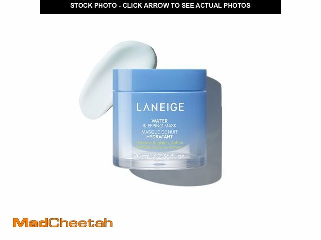 Lot 74-12974333 - LANEIGE Water Sleeping Mask: Brightening Overnight Korean Sleeping Mask for Deep Hydration - USED