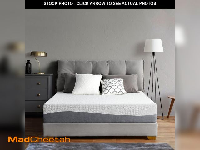 Lot 74-12276943 - Olee Sleep Full Mattress, 10 Inch Gel Memory Foam Mattress, Gel Infused for Comfort and Pressure Rel...