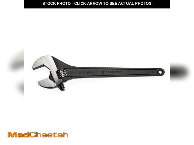 Lot 74-12557818 - Crescent 18 in. Black Oxide Adjustable Wrench - UNUSED