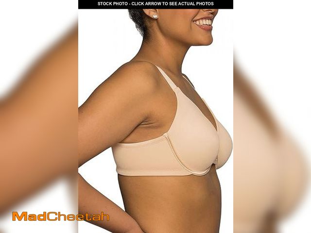 Lot 74-9663046 - Vanity Fair Women's Plus Size Beauty Back Smoothing Minimizer Bra, Damask Neutral, 38DD - UNUSED