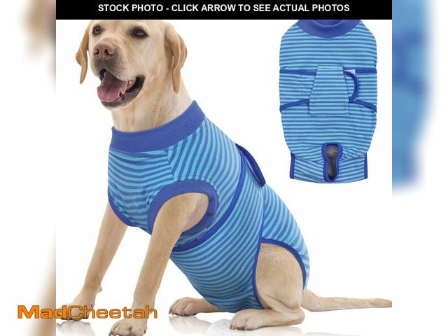 Lot 74-14147539 - FUAMEY Recovery Suit for Dogs After Surgery,Soft Breathable Dog Bodysuit E-Collar &amp; Cone Alterna...