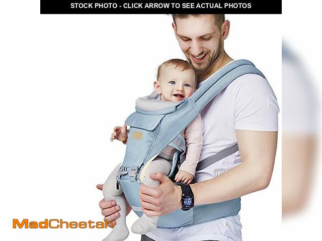 Lot 74-12841530 - FRUITEAM 6-in-1 Baby Carrier with Waist Stool/Hip Seat for Breastfeeding, One Size Fits All - Adapt ...
