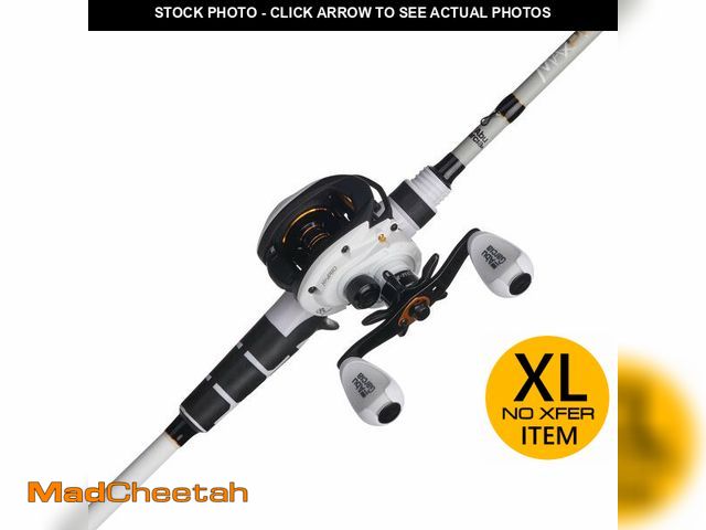 Lot 74-12784414 - Abu Garcia 7Ã¢â¬ Max Pro Fishing Rod and Reel Baitcast Combo, 7+1 Ball Bearings with Lightweight Gr...